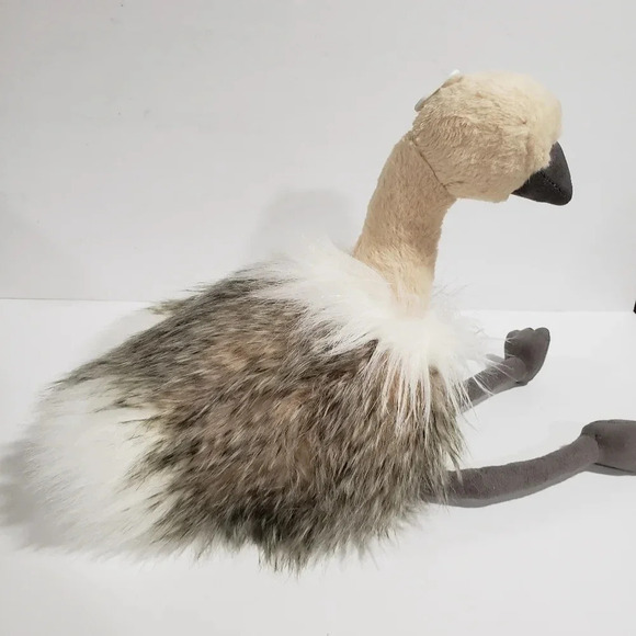 Lux Boutique by Aurora Sadira Ostrich Soft Plush Bird 13". - Picture 3 of 7